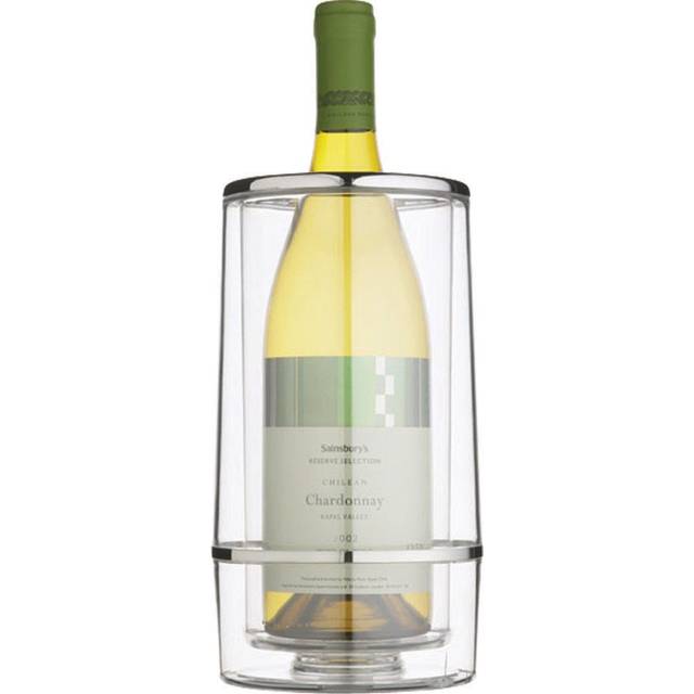 BarCraft Acrylic Double Walled Wine Cooler - Clear