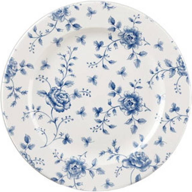 Churchill Rose Chintz Prague Profile Plate - 8"- you get 6 - rose