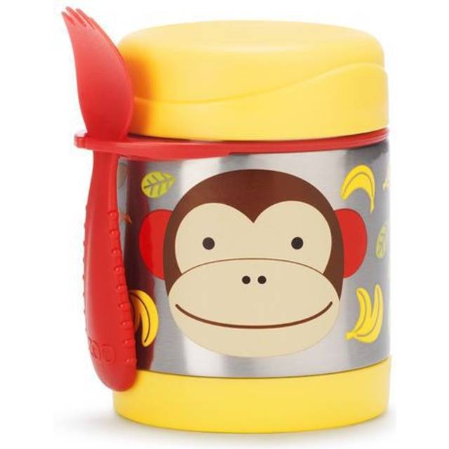 Skip Hop Zoo Monkey termos med sked 12m+ 325 ml