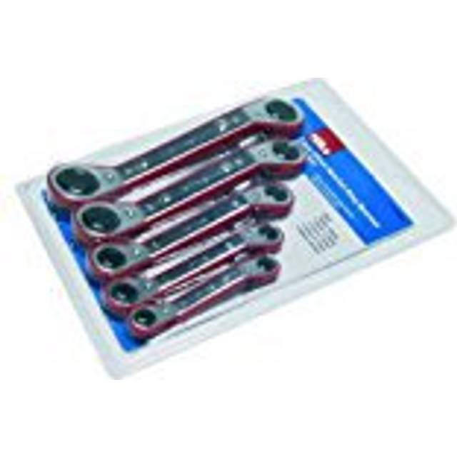 Hilka 11505002 Ratchet Ring Spanner Set 5 Piece Metric