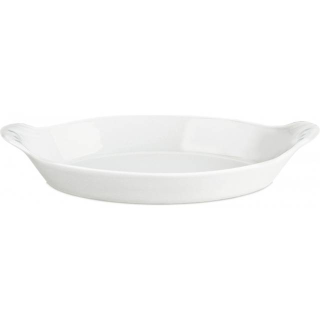 Pillivuyt Pillivuyt serveringstallrik oval vit 28x16 cm - Vit