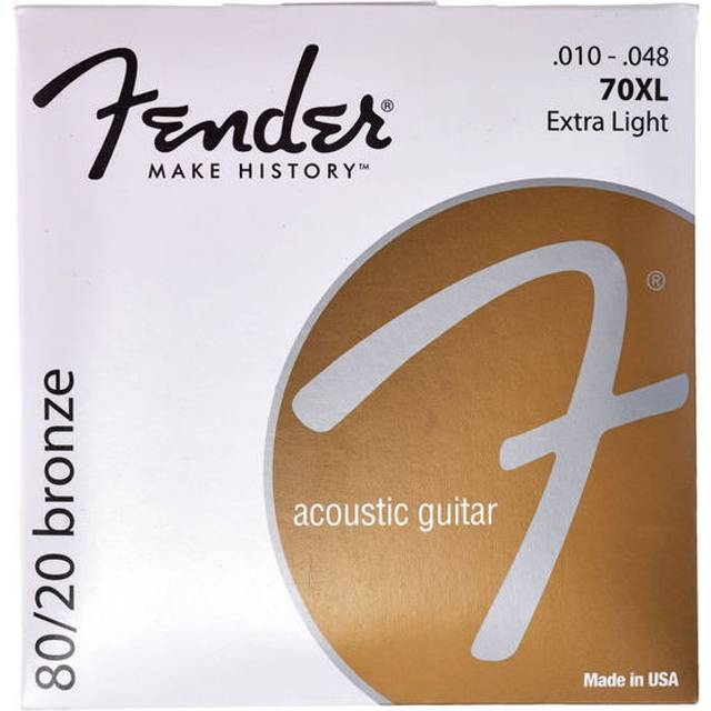 Fender 80/20 Bronze Westerngitarrensaiten 10-48