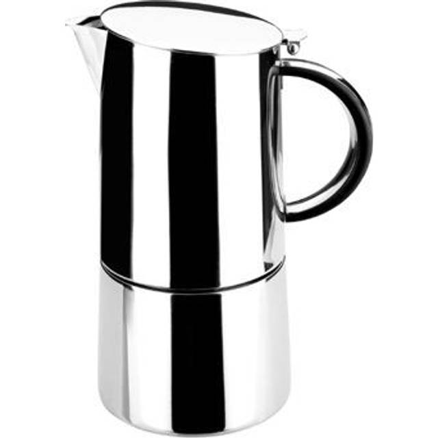 4-cup stainless steel espresso maker Lacor Moka - Argenté - 12x9.2x18 cm