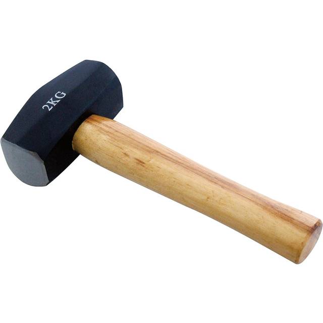 2kg Club Hammer 4lb Sledge Lump Hammer Hickory Handle 70oz A0600