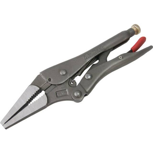 Amtech 9" Long Nose Locking Plier Quick Release