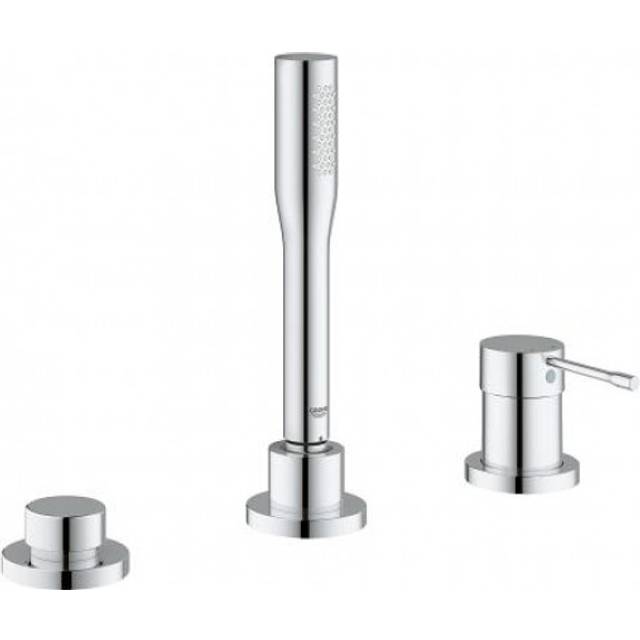 Grohe Essence Single Lever 3 hole Bath Combination - Chrome