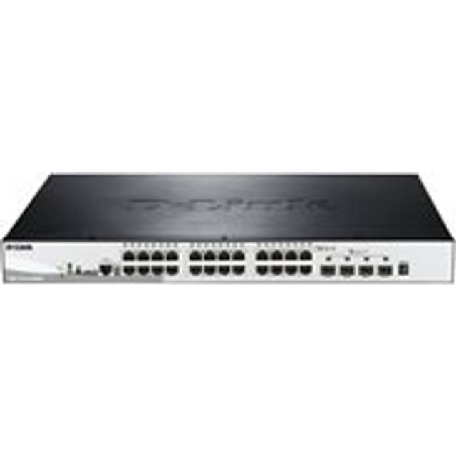 D-Link DGS-1510-28XMP 24-Port Gigabit Stackable PoE+ Smart Managed Sw - D-Link Switch