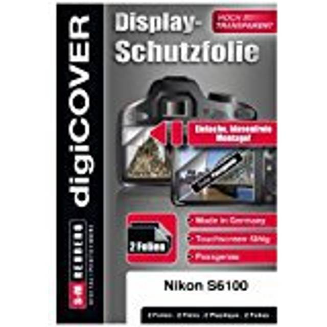 digiCOVER LCD-skärmskyddsfilm för Nikon Coolpix S6100