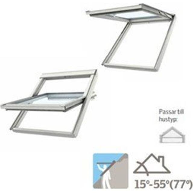 Velux Top Hung Roof Window - Pine - 550 x 978 - GPL CK04 3070