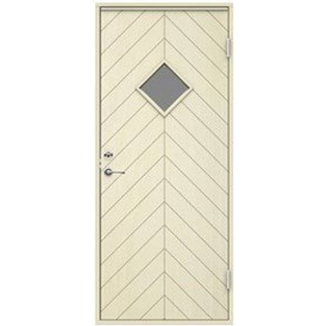 Varmförrådsdörr Swedoor Trysil Glas Obeh (10 x 20, Högerhängd)