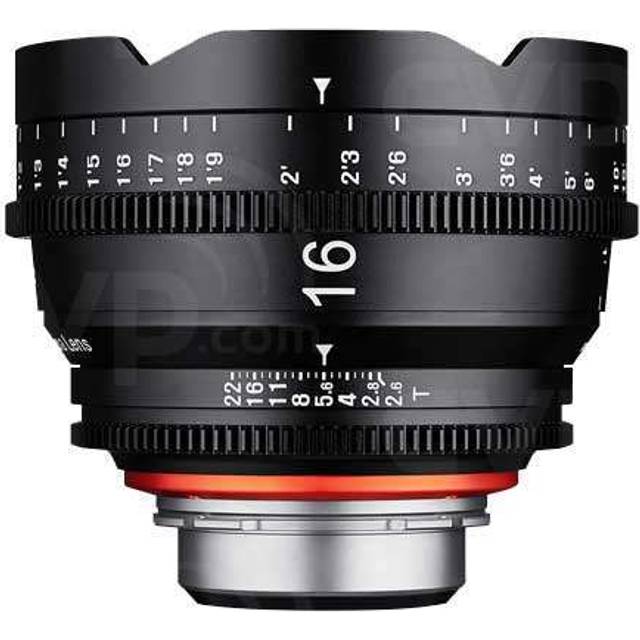 XEEN Cinema 16mm T2.6 PL full frame MF Cine Video Lens for high resolutions with follow focus sprockets