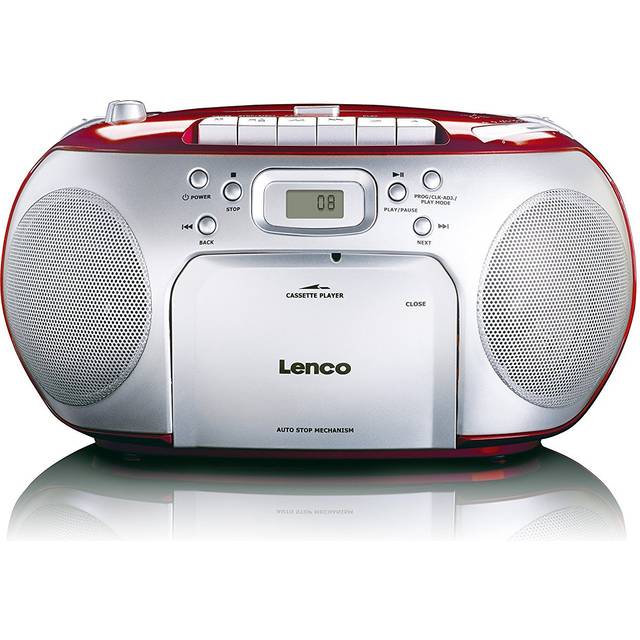 Lenco SCD-420SI CD-spelare, Silver, En Storlek