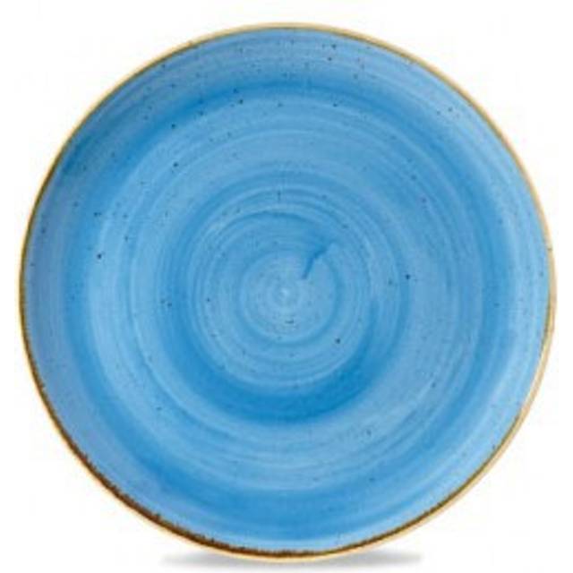 Churchill Stonecast Round Coupe Plate Cornflower Blue 165mm (Pack of 12)