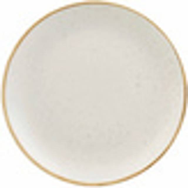 Churchill Stonecast Round Coupe Plate Barley White 165mm (Pack of 12)
