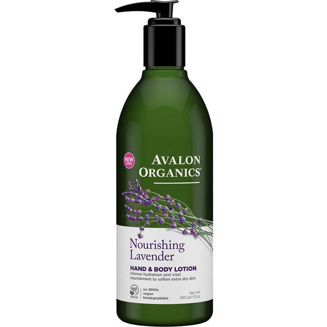 Avalon Organics Hand & Body Lotion Lavender 12 fl oz
