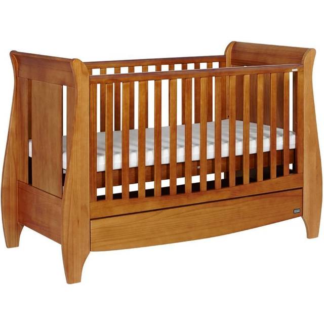 Tutti Bambini Lucas Sleigh 3 in 1 Cot Bed with Under Bed Drawer