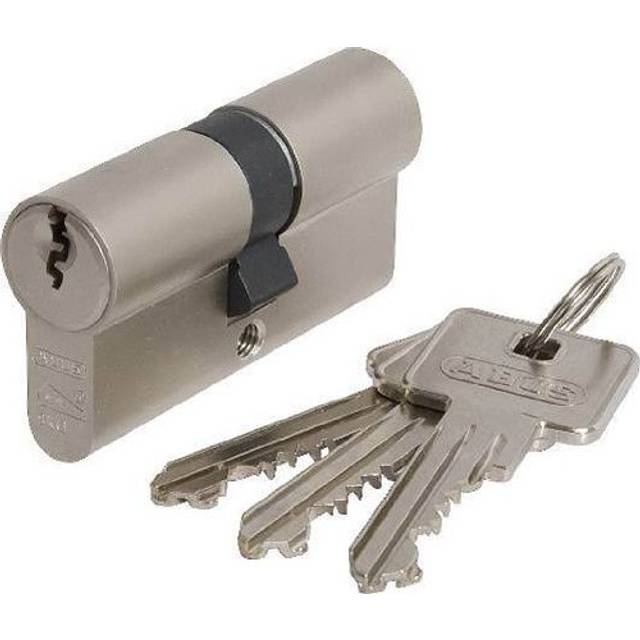 Abus KE60NP Double Thumbturn Euro Cylinder Lock 100mm 45mm x 55mm Nickel