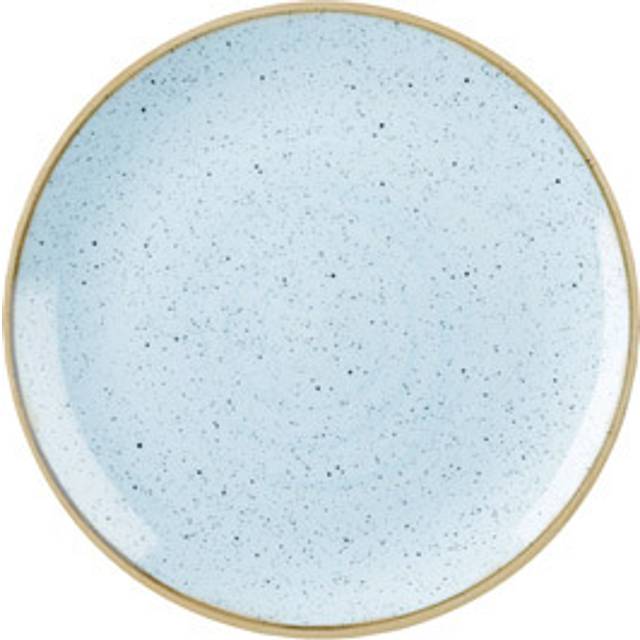 Churchill Stonecast Round Coupe Plate Duck Egg Blue 165mm (Pack of 12)