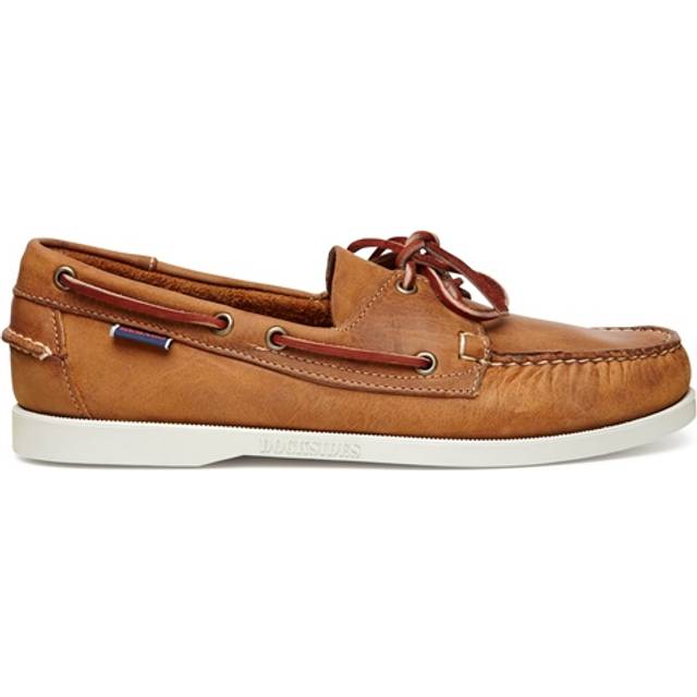 Sebago Docksides Nubuck Boat Shoe Brown