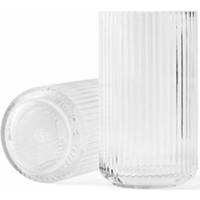 Lyngbyvasen Glas klar 38 cm Klar