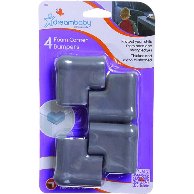Dreambaby Cushioned Corner Bumper 4 Pack