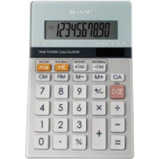 Sharp Calculator Desktop Battery Solar-power 10 Digit Ref EL331ERB