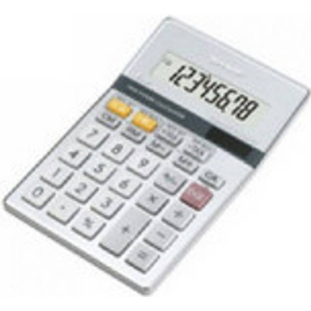 Sharp Calculator Euro Desktop Battery Solar-power Ref EL330ERB