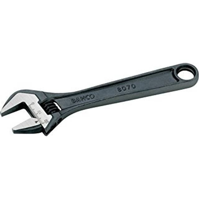 Bahco 8072 BH8072 IP Black-Finished Adjustable Wrench in Industrial Pack, Grey, 10-Inch, 30 mm
