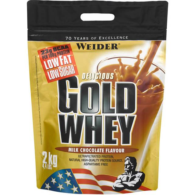 Weider - Gold Whey, Milk Chocolate - 2000g