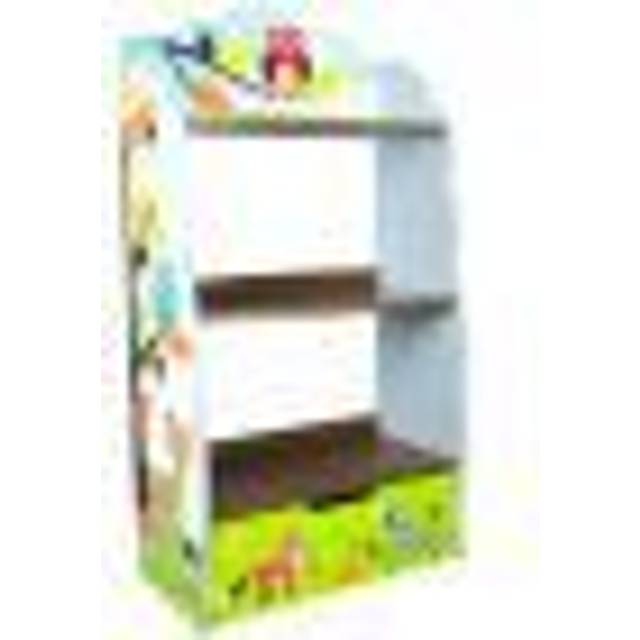 Enchanted Woodland 106.05cm Bookcase - Blue;Green (106.05cm H X 58.42cm W X 27.31cm D)
