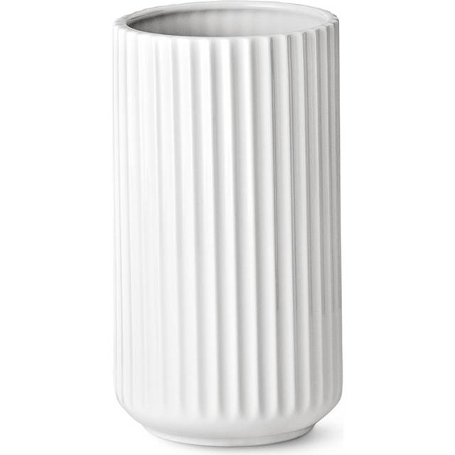 Lyngby Porcelæn - Lyngbyvase H20,5 hvid porcelæn