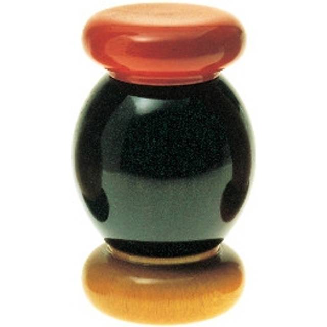 Alessi - Alessi100 ES18 Spice Mill - rot, gelb, schwarz/H x Ø 11x7cm - black (11.0 x &#8960;7.0cm)