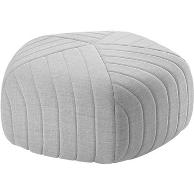 Muuto - Five Pouf - Puff - Remix 123 - Light grey - L: 88 x H: 45 cm