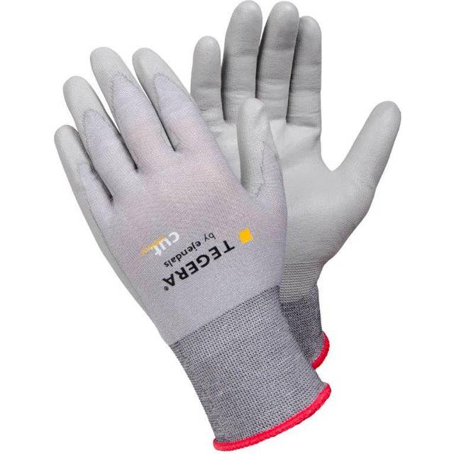 Ejendals 909 Tegera PU Palm Dipped Glove Grey Size 9 - grey