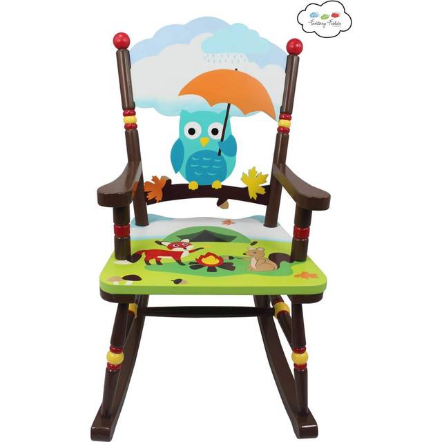 Childrens Enchanted Woodland Kids Wooden Rocking Chair TD-11738A - Fantasy Fields