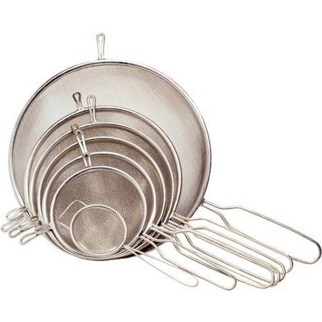 18cm Metal Tinned Strainer - Chef Aid Diameter 10e00418 -  chef aid metal strainer 18cm tinned diameter 10e00418