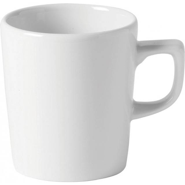 Utopia Plain White Porcelain Latte Mug 12oz (1 x 6)