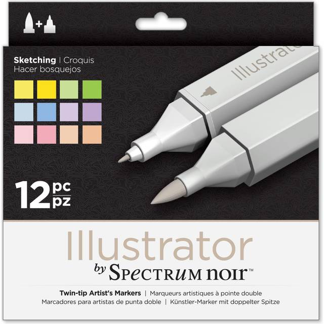 Illustrator (12Pc) - Sketching, Pack of 12 , SPECN-IL12-SKE