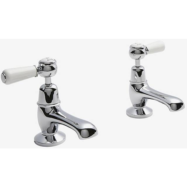 Hudson reed topaz lever basin taps pair - chrome