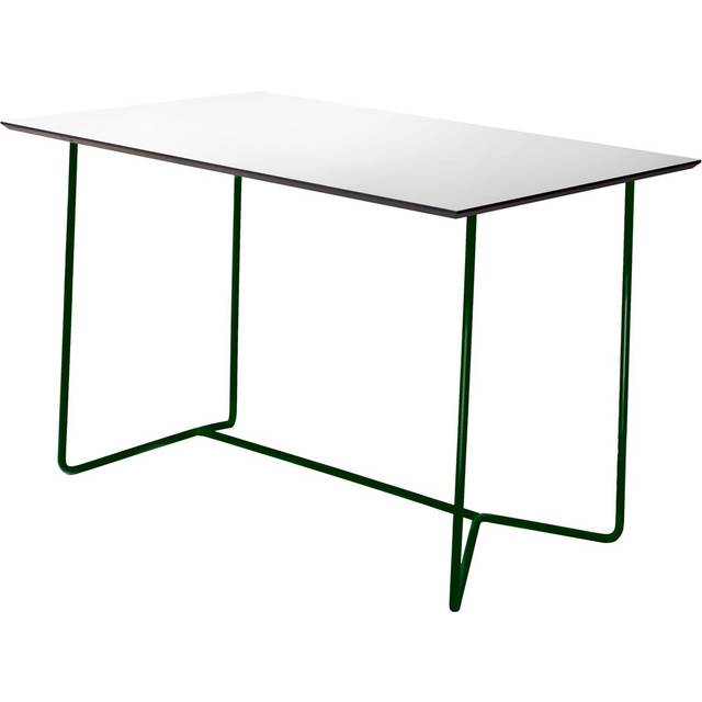 Grythyttan Stålmöbler, High Tech Bord 70 X 110Cm Vit laminat/Varmförzinkat stativ