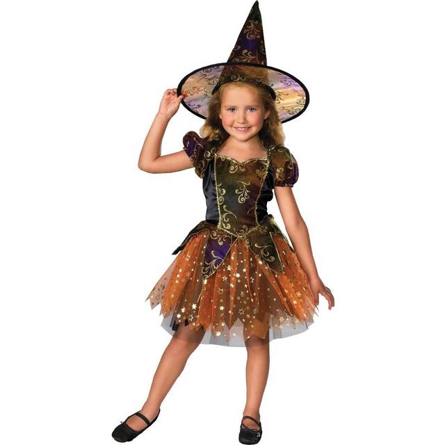 Rubie's elegant witch girl's halloween fancy dress costume 1-2 years