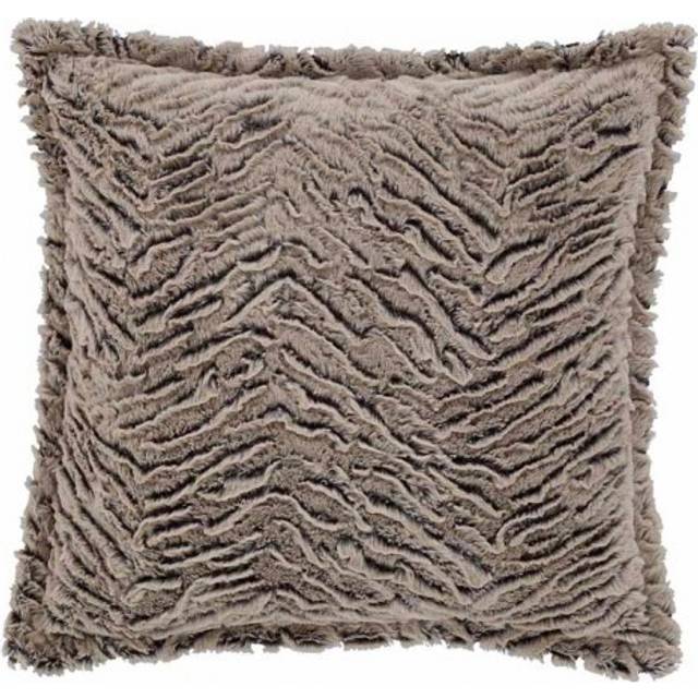 Wolf Faux Soft Soft Fur 43x43cm Cushion with Inner (43cm H X 43cm W X 1cm D)