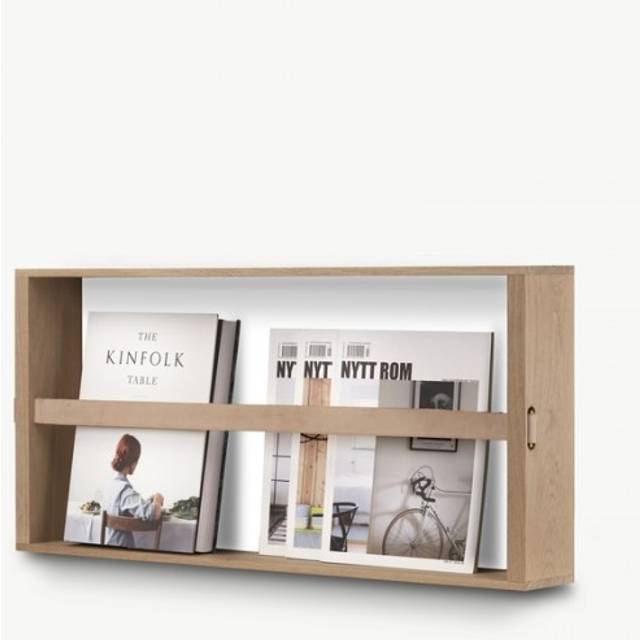 Fritz Hansen - Skagerak - Skagerak Norr Magazine Holder - eiche/LxBxH 75x10x35cm - oak (35.0 x 75.0 x 10.0cm)