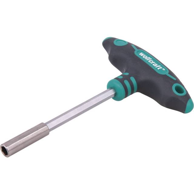 wolfcraft T-handle Screwdriver Hexagonal Receptacle with Bit Holder 1235000