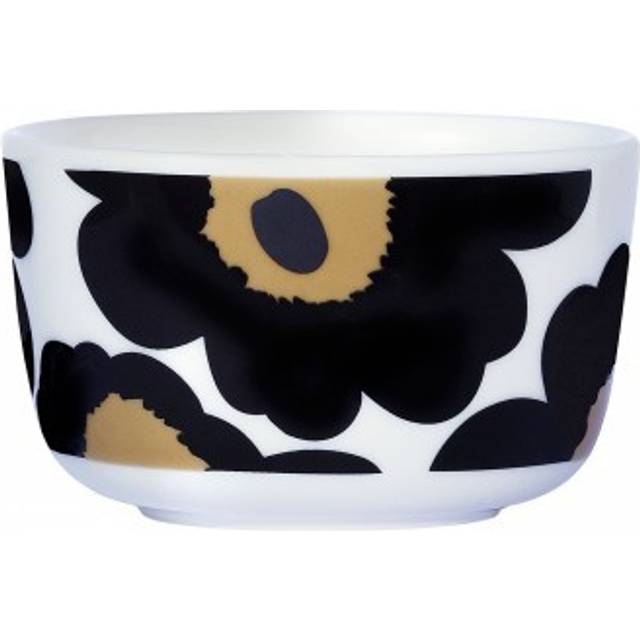 Marimekko Unikko bowl 2.5 dl black and white