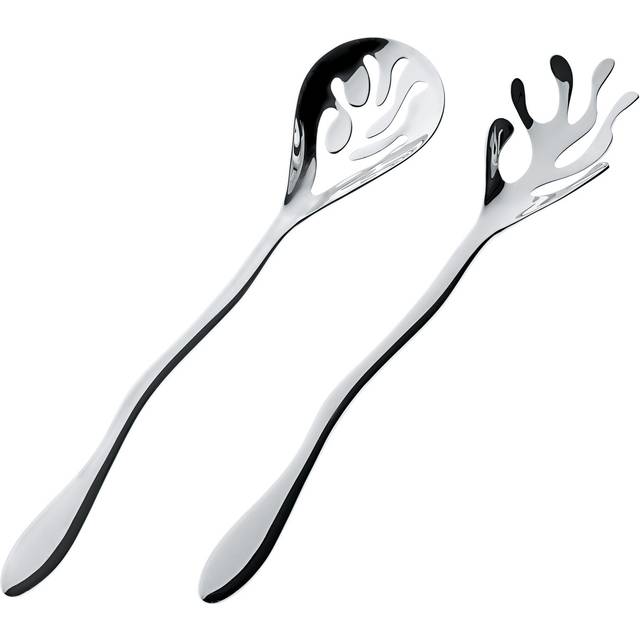 Alessi Mediterraneo salladsset rostfritt stål - Grå