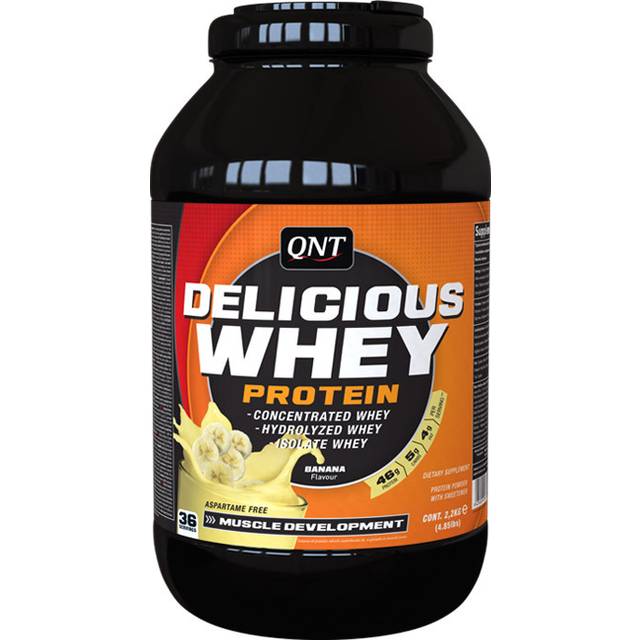 QNT Delicious Whey Protein (2200g) Banana