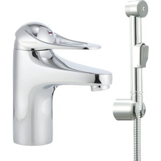 FM Mattsson 9000E 80670000 Tvättställsblandare med handdusch, utan bottenventil