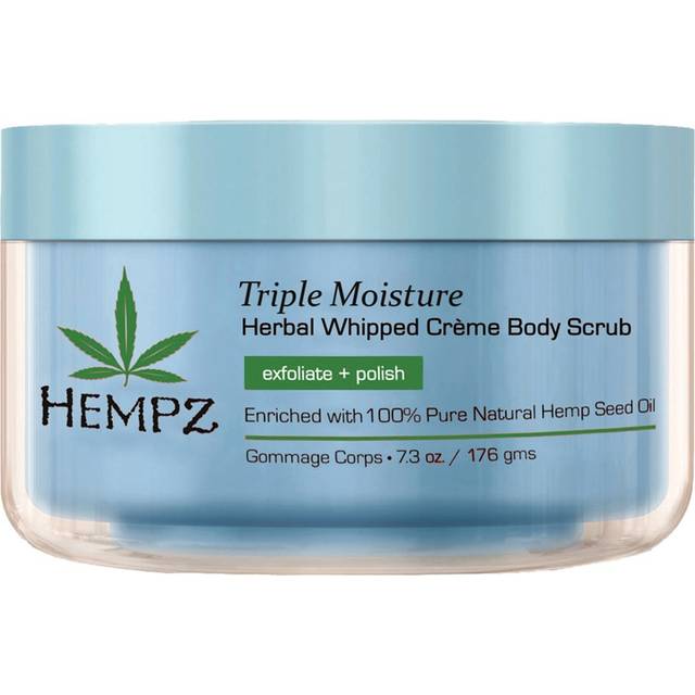 Hempz Triple Moisture Herbal Whipped Creme Body Scrub 176ml