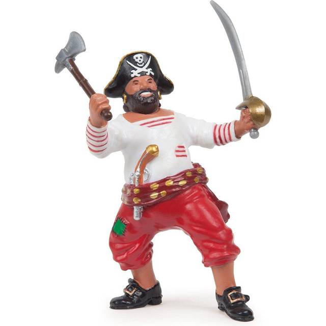PAPO Pirates and Corsairs Pirate with Axe Toy Figure - Multi-colour - White